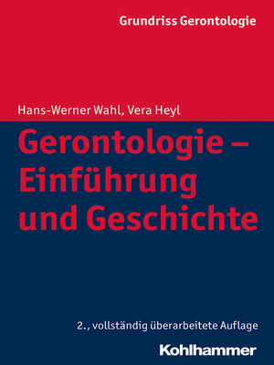 cover image of Gerontologie--Einführung und Geschichte